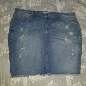 Torrid denim skirt